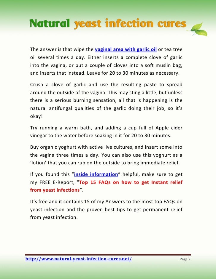 vaginal yeast infection vinegar Vaginal yeast infection vinegar